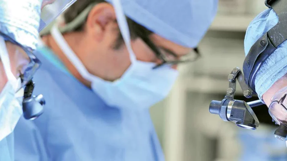 Doctors doing surgery