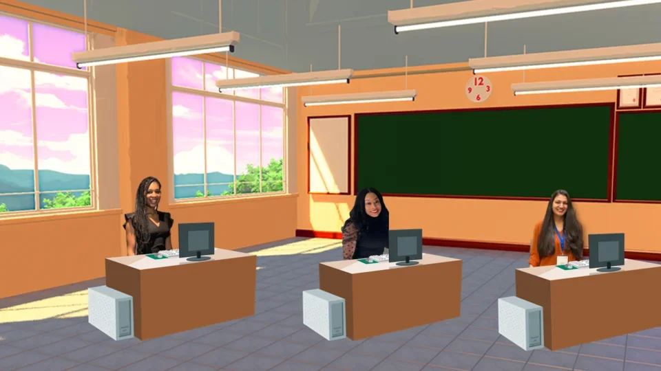 OCTE Team photo in virtual office setting 